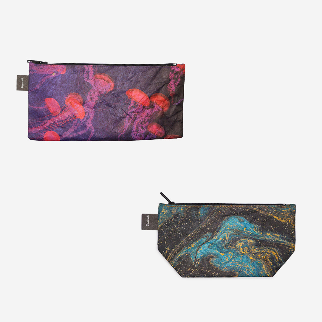 Kosmetiktasche + Federtasche Bundle