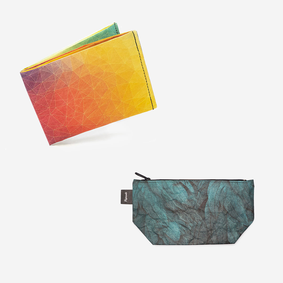 RFID Portemonnaie + Kosmetiktasche Bundle