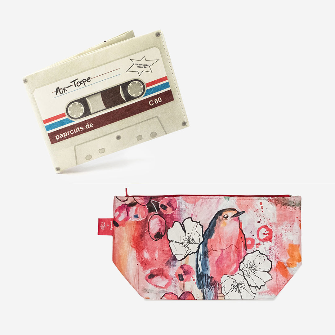 RFID Portemonnaie + Kulturbeutel Bundle