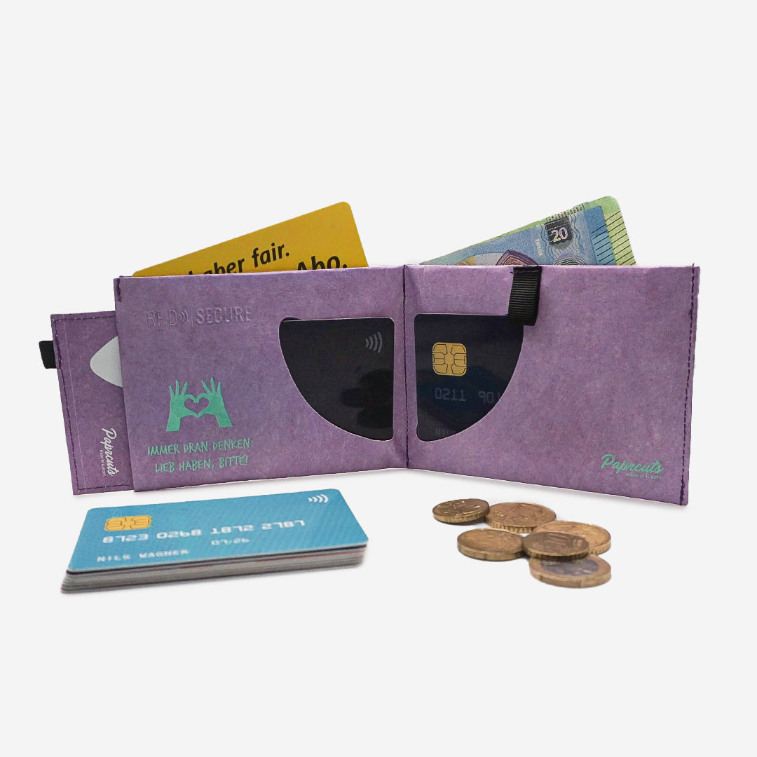 RFID Pro Portemonnaie + Federtasche Bundle