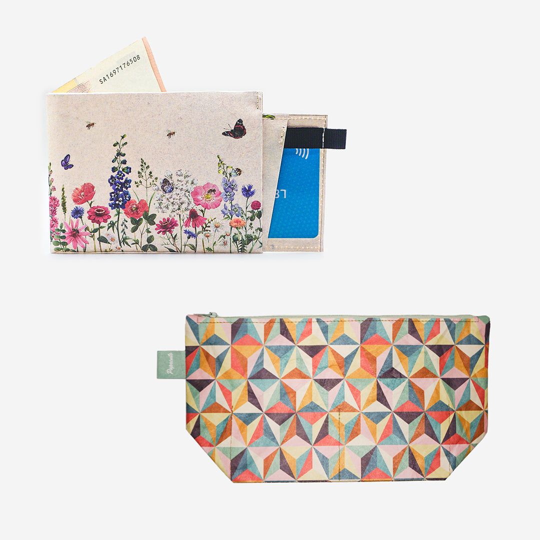 RFID Pro Portemonnaie + Kulturbeutel Bundle