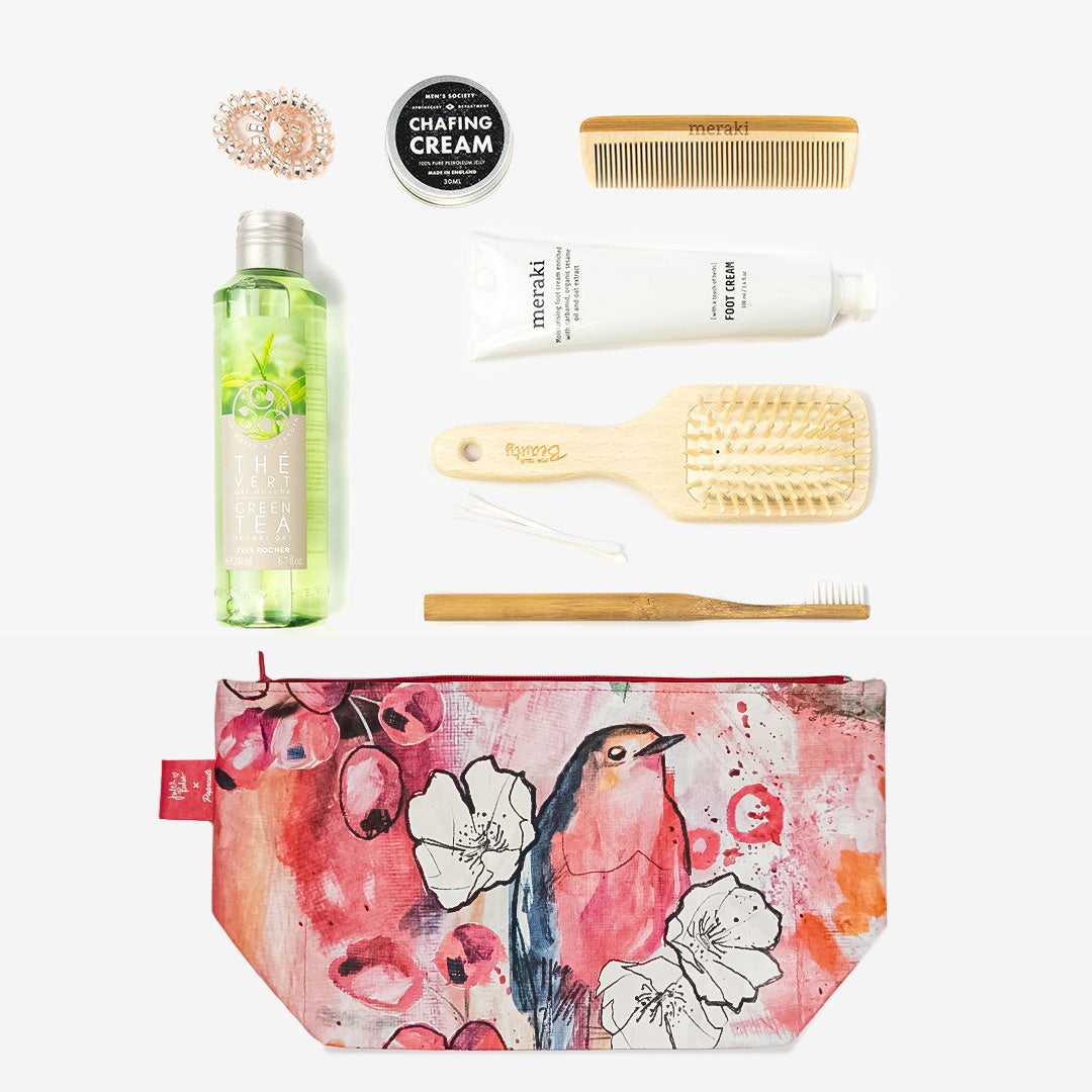 RFID Portemonnaie + Kulturbeutel Bundle