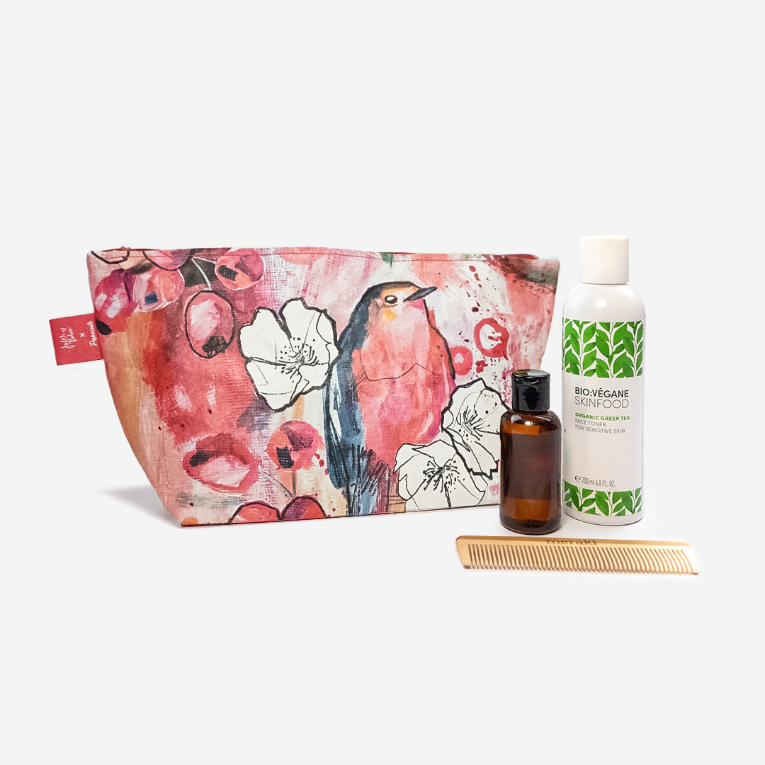 RFID Portemonnaie + Kulturbeutel Bundle